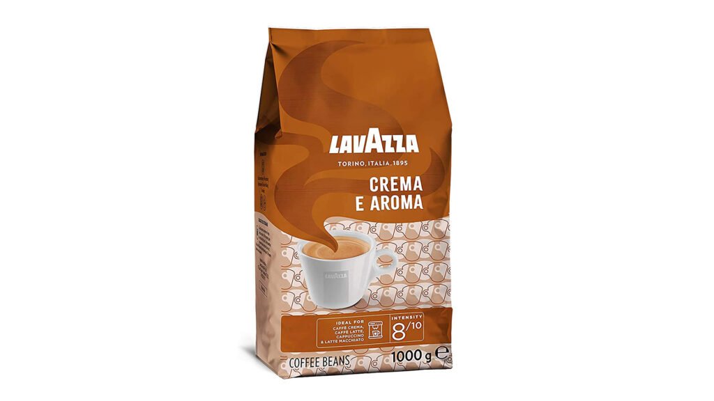 Lavazza Crema e Aroma Arabica und Robusta Kaffeebohnen